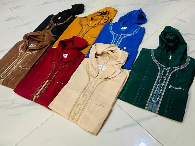 Marocain avec capuche et sans capuche