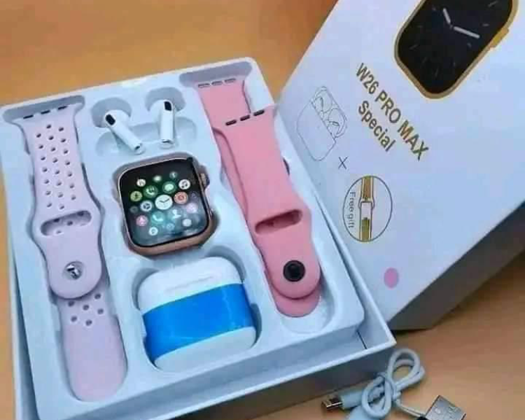 Montre connecté à deux bracelets avec AirPods et